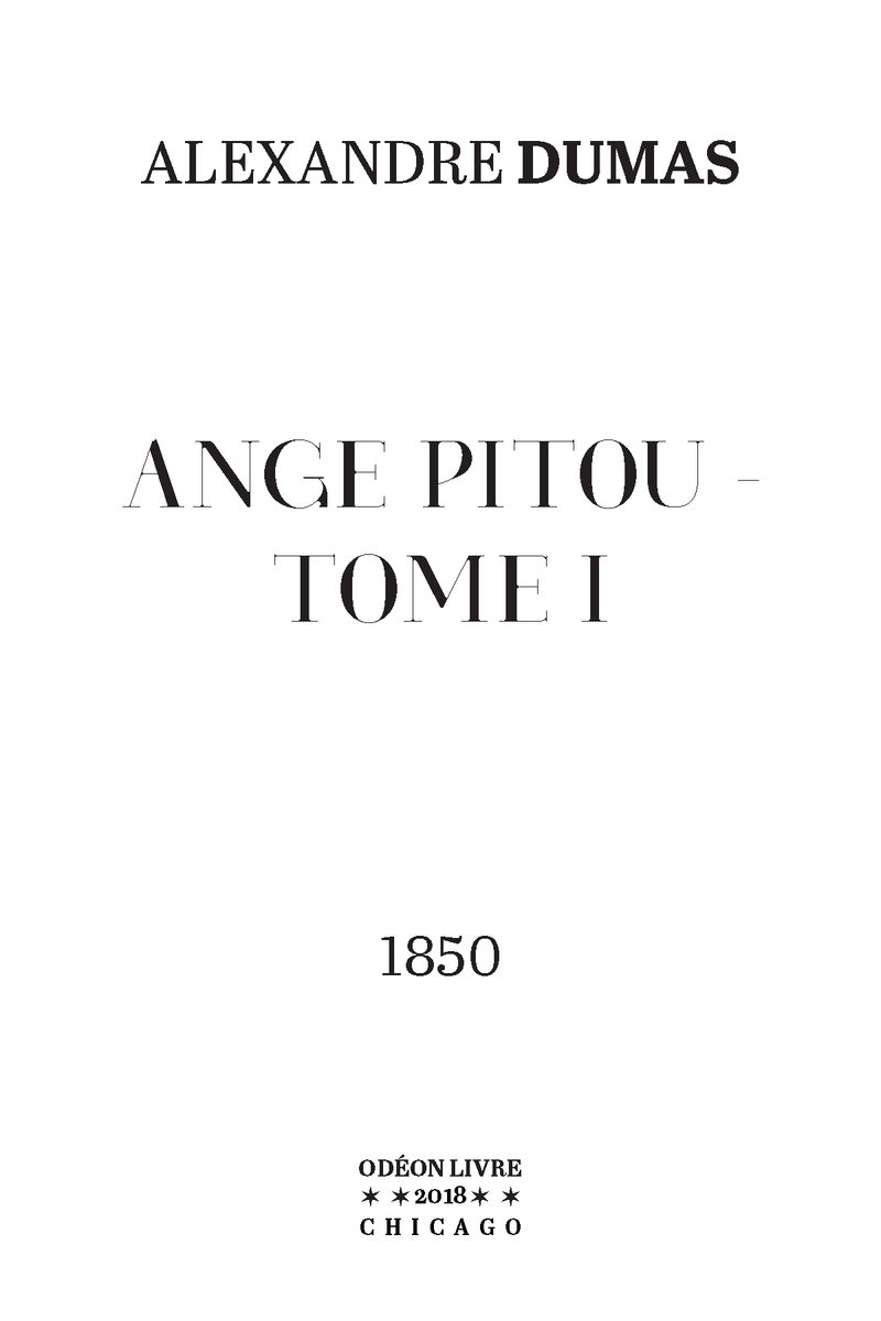 Ange Pitou - Tome I