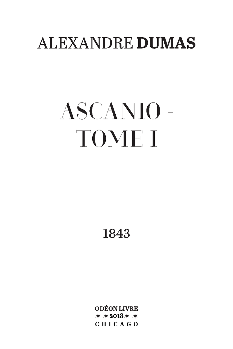 Ascanio - Tome I
