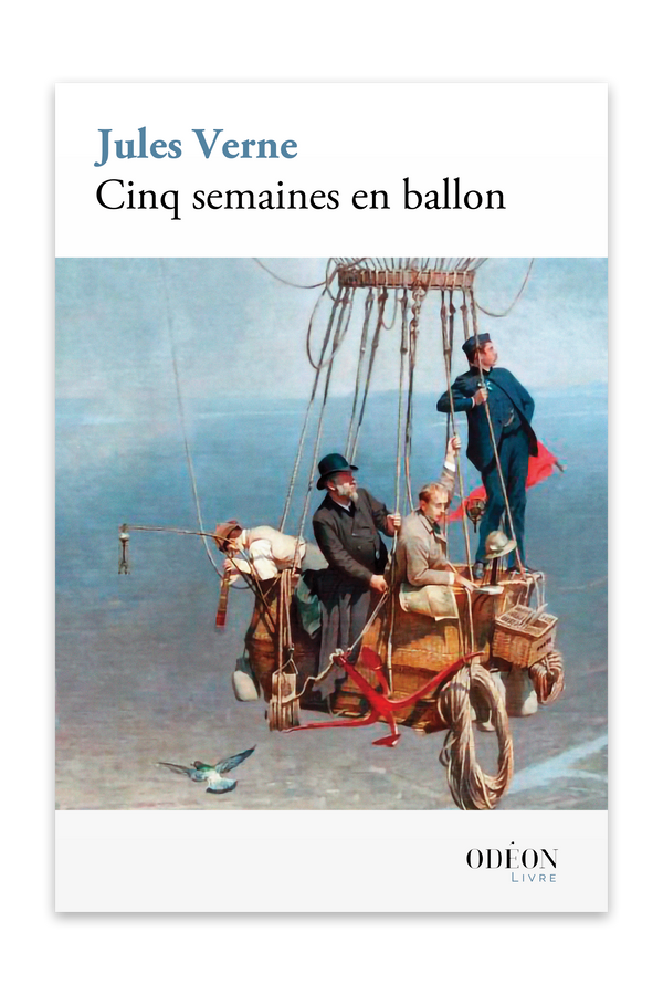 Front cover of Cinq semaines en ballon by Jules Verne