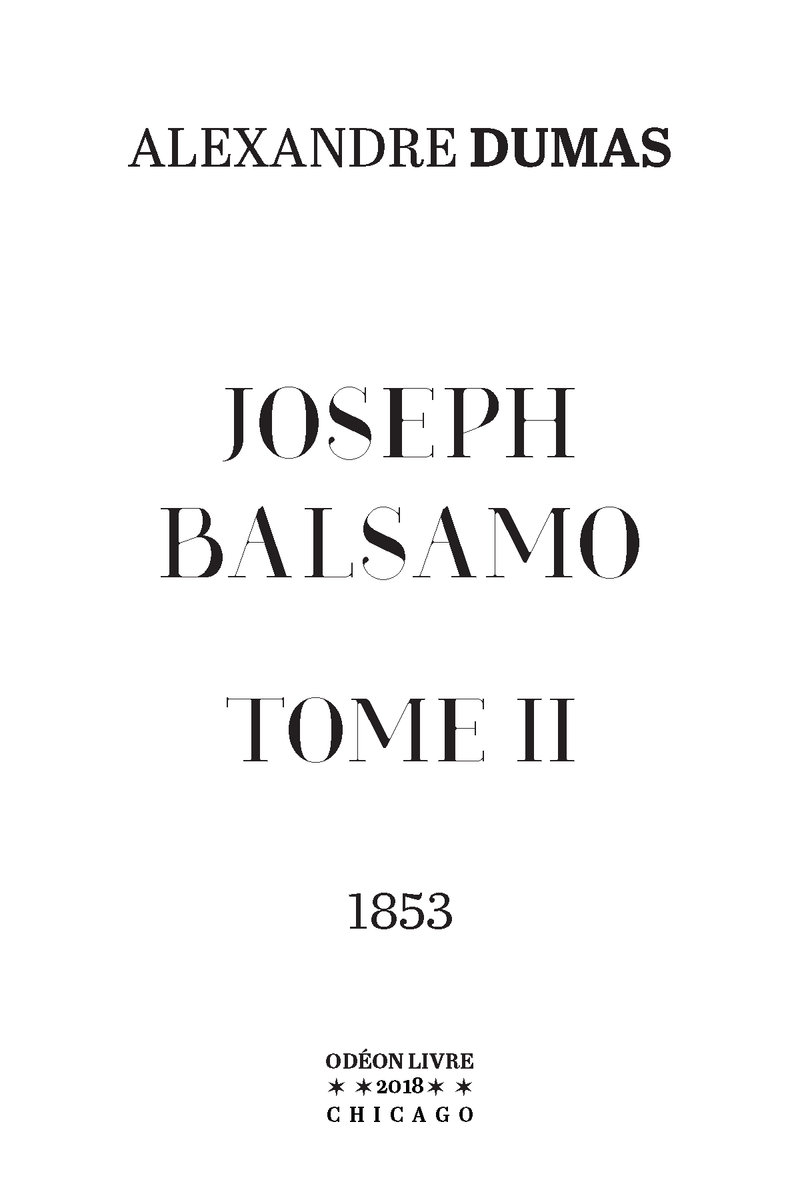 Joseph Balsamo - Tome II