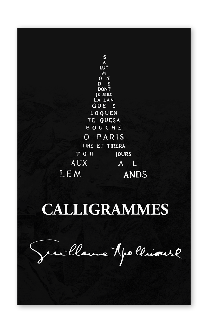Front cover of Calligrammes by Guillaume Apollinaire