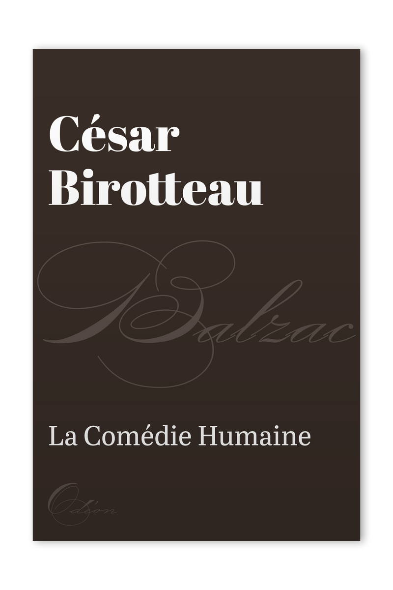 The front cover of César Birotteau by Honoré de Balzac