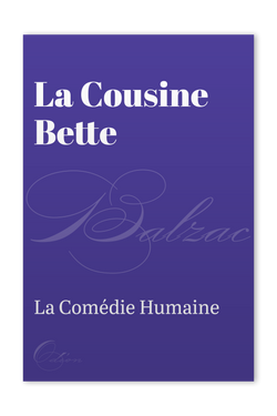 The front cover of La Cousine Bette by Honoré de Balzac