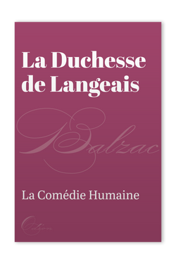 The front cover of La Duchesse de Langeais by Honoré de Balzac