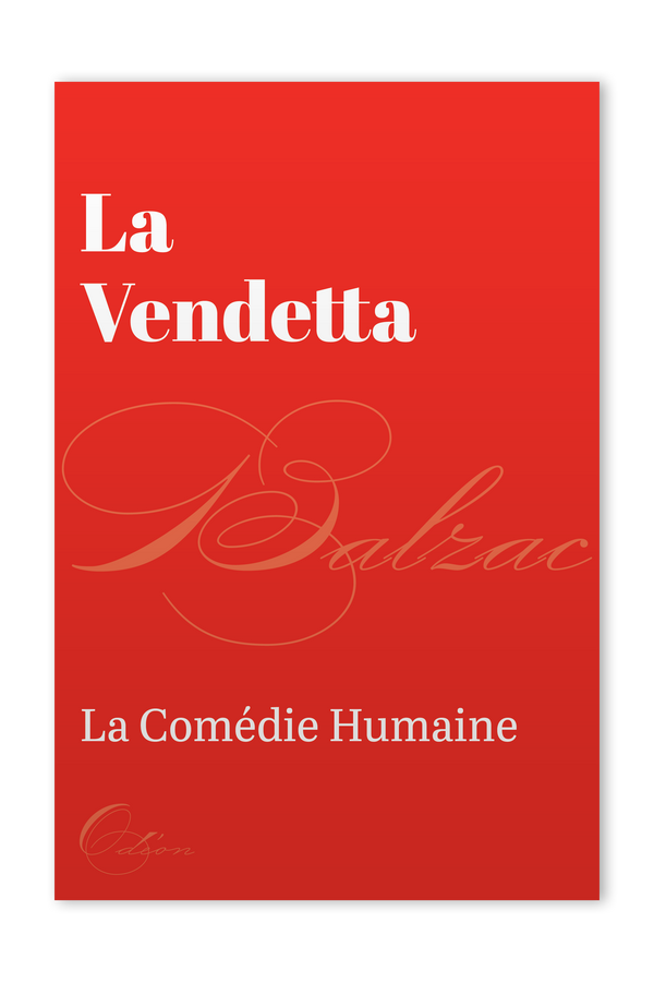 The front cover of La Vendetta by Honoré de Balzac