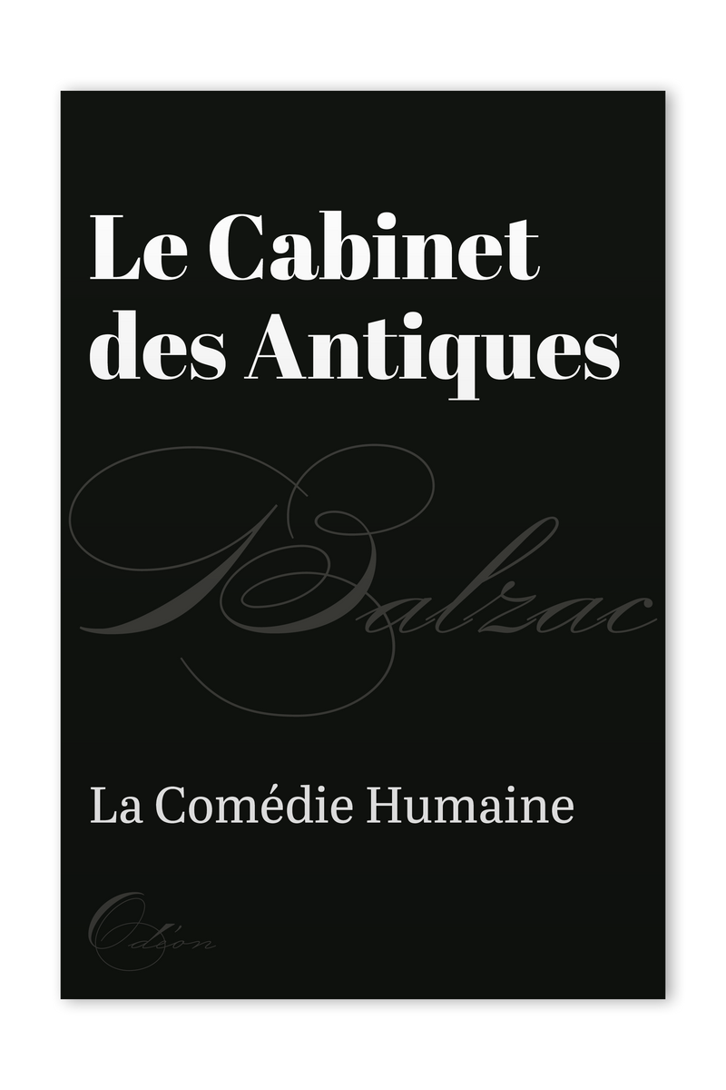 The front cover of Le Cabinet des Antiques by Honoré de Balzac