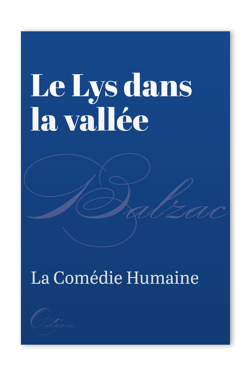 The front cover of Le Lys dans la vallée by Honoré de Balzac