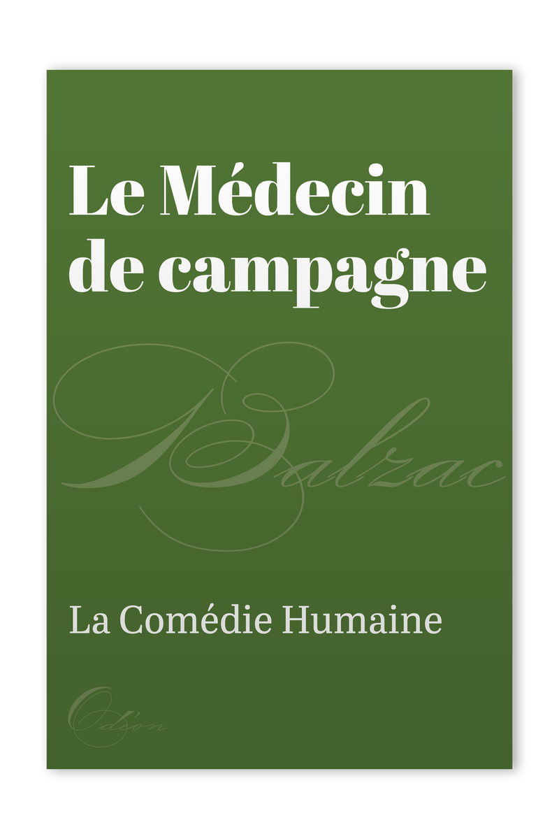 The front cover of Le Médecin de campagne by Honoré de Balzac