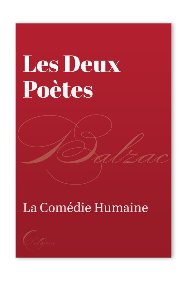 The front cover of Les Deux Poètes by Honoré de Balzac