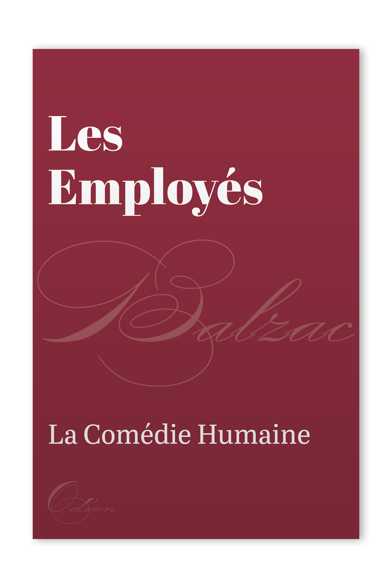 The front cover of Les Employés by Honoré de Balzac