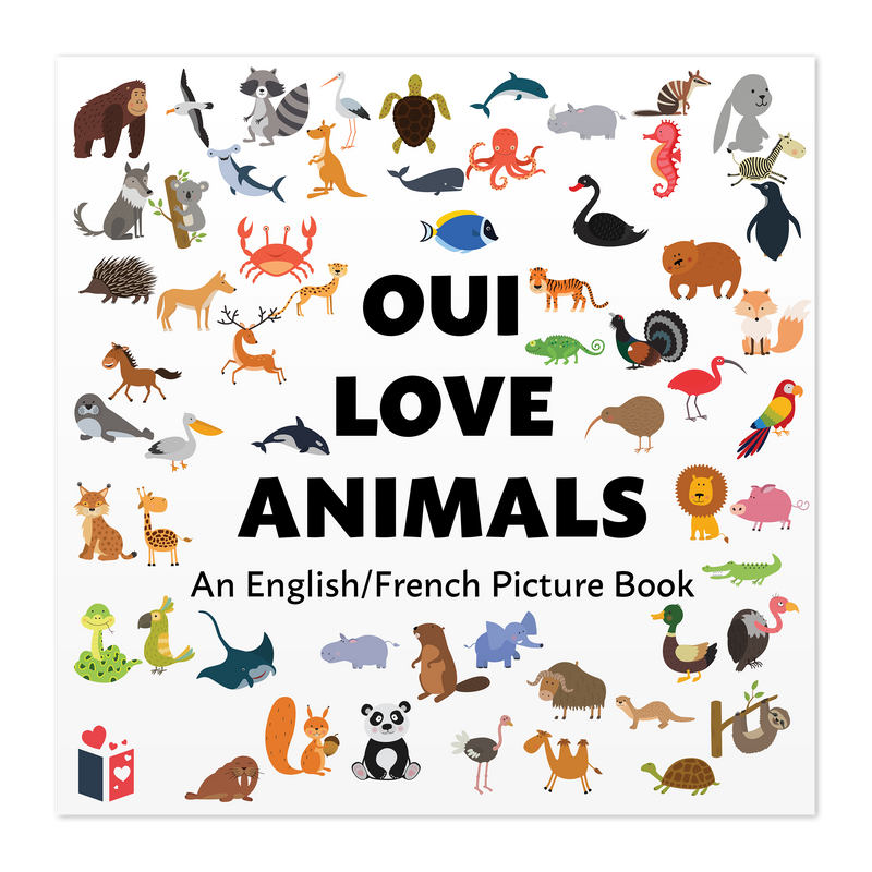 Front cover of Oui Love Animals by Ethan Safron